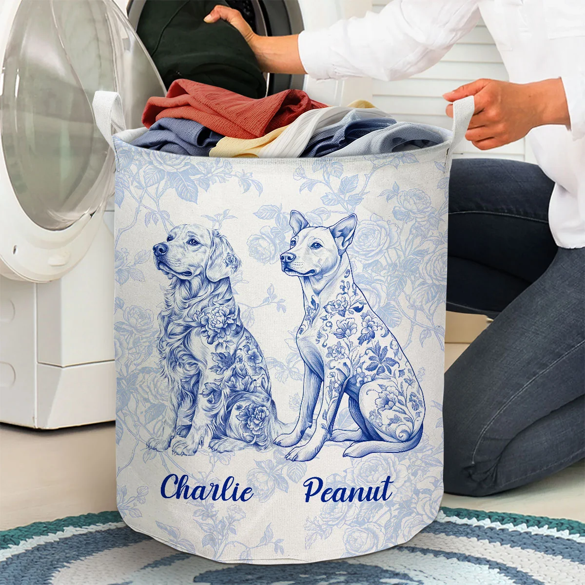 Our Storage Basket - Personalized Custom Laundry Basket - Image 4