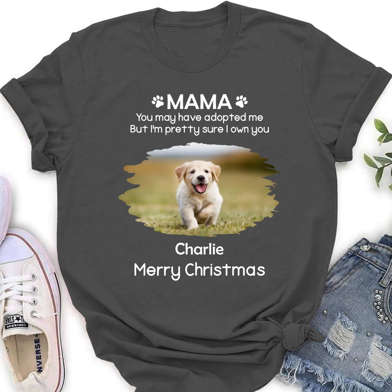 Own You For Sure Snow Ver Photo - Personalized Custom Women's T-Shirt - Image 9
