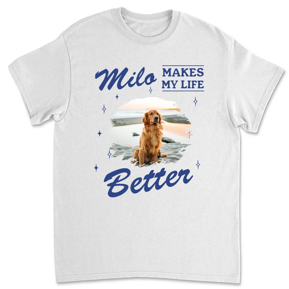 Owning To Dogs Photo - Personalized Custom Unisex T-Shirt