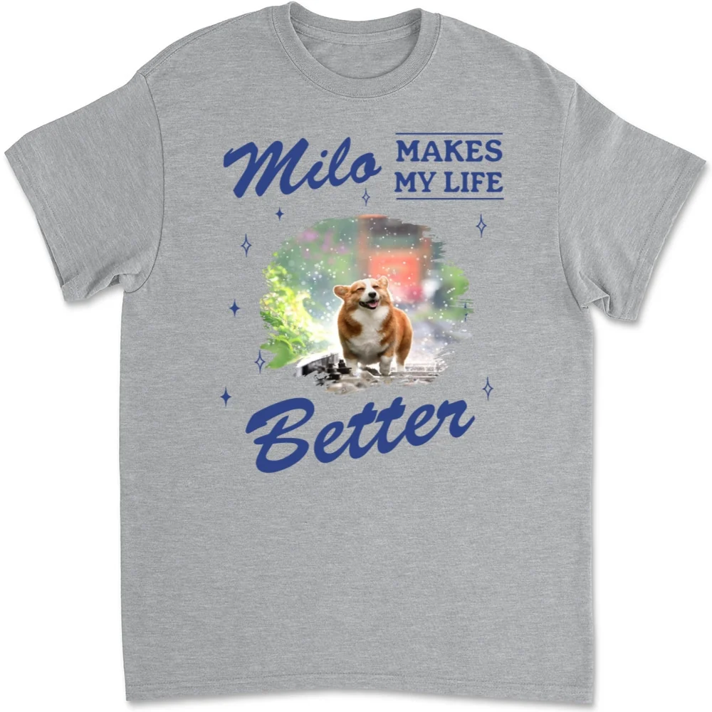Owning To Dogs Photo - Personalized Custom Unisex T-Shirt - Image 6