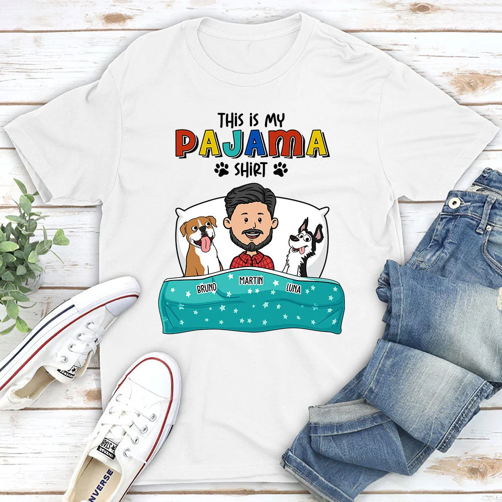 Pajama Dog - Personalized Custom Unisex T-shirt - Image 2