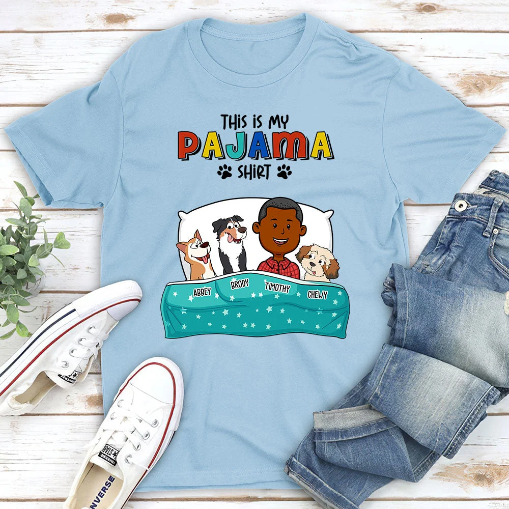 Pajama Dog - Personalized Custom Unisex T-shirt - Image 4