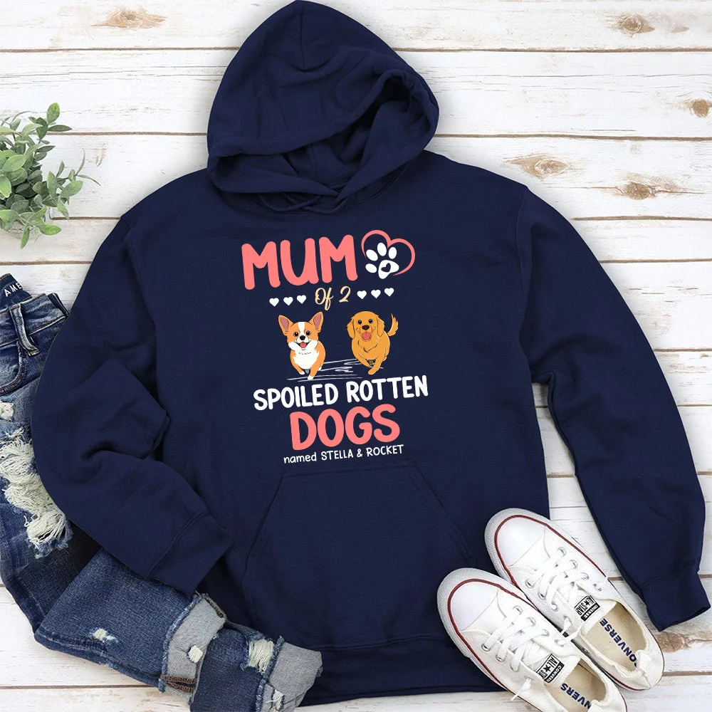 Parent Of A Spoiled Dogs - Personalized Custom Hoodie - Image 3