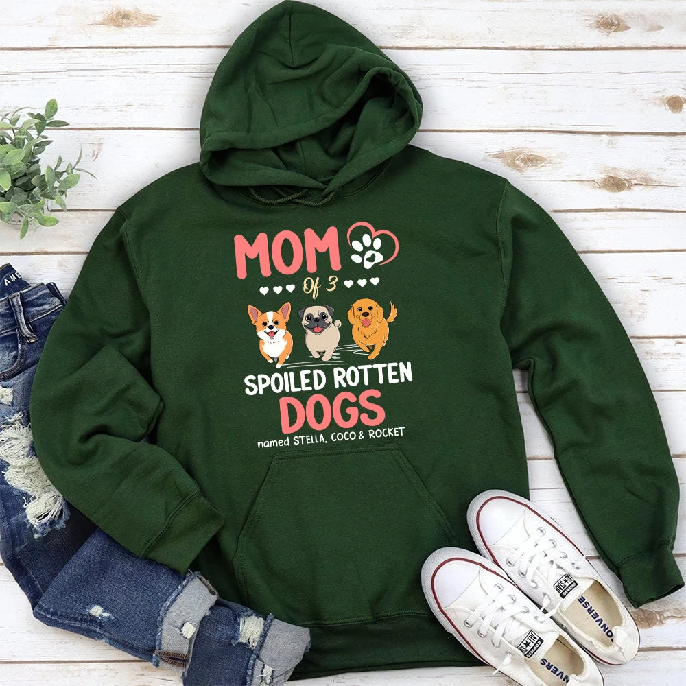 Parent Of A Spoiled Dogs - Personalized Custom Hoodie - Image 4