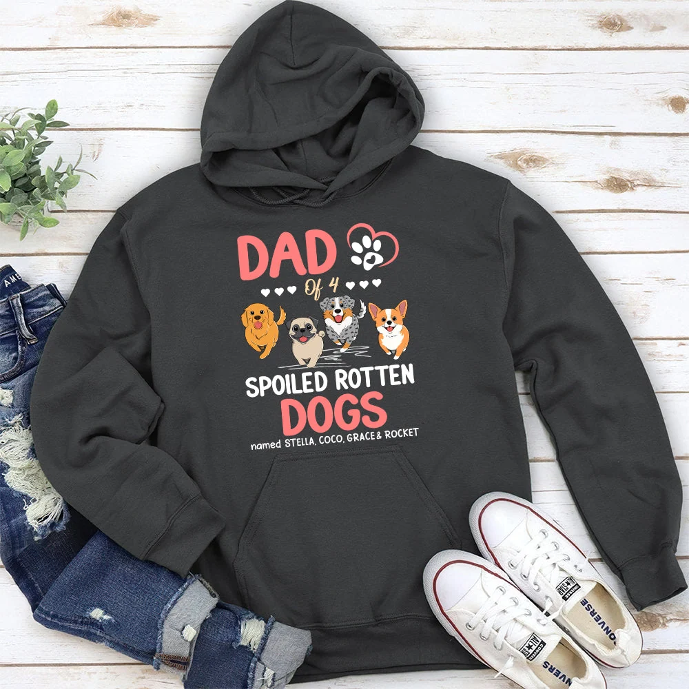 Parent Of A Spoiled Dogs - Personalized Custom Hoodie - Image 5