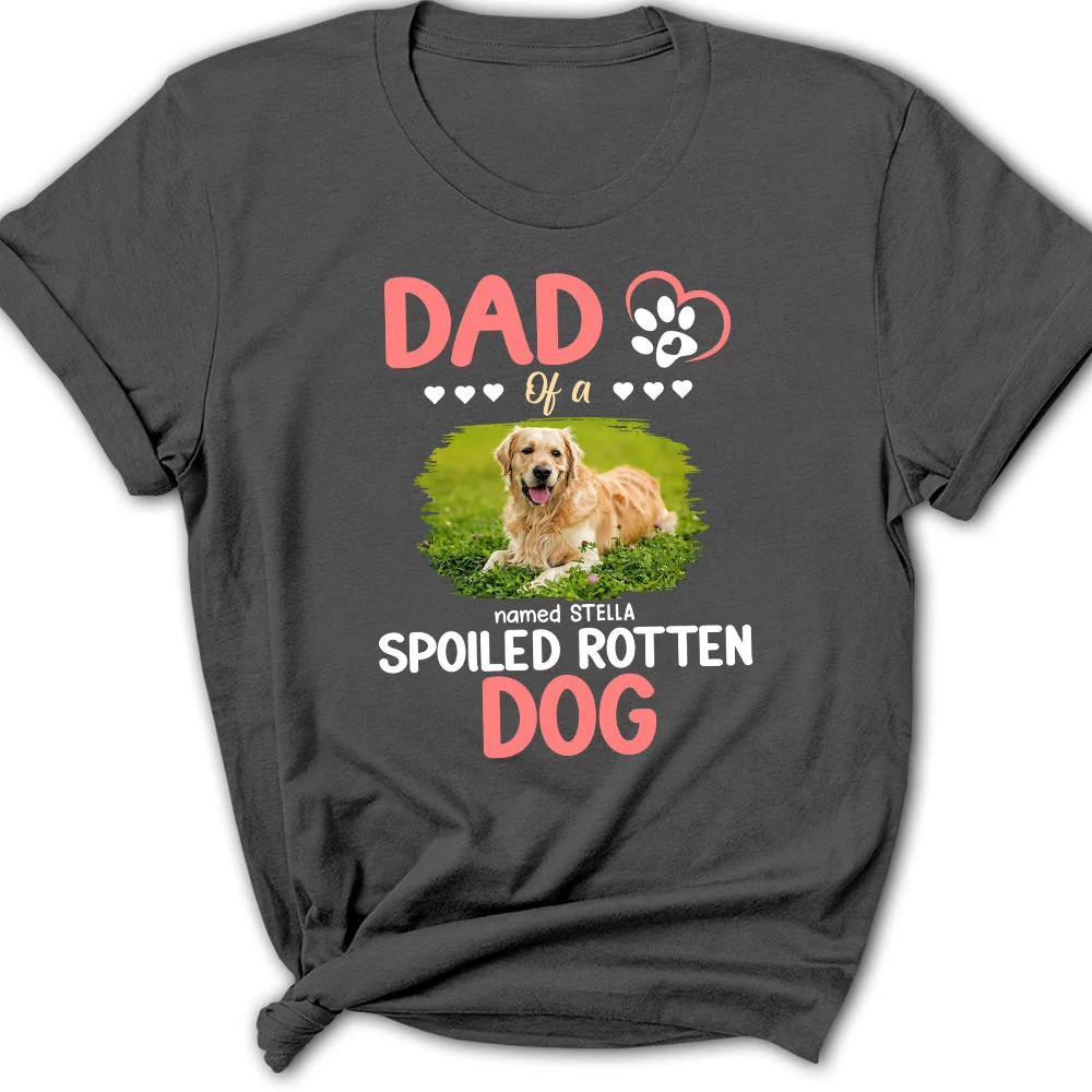 Parent Of A Spoiled Dogs - Personalized Custom Women's T-shirt - Image 6