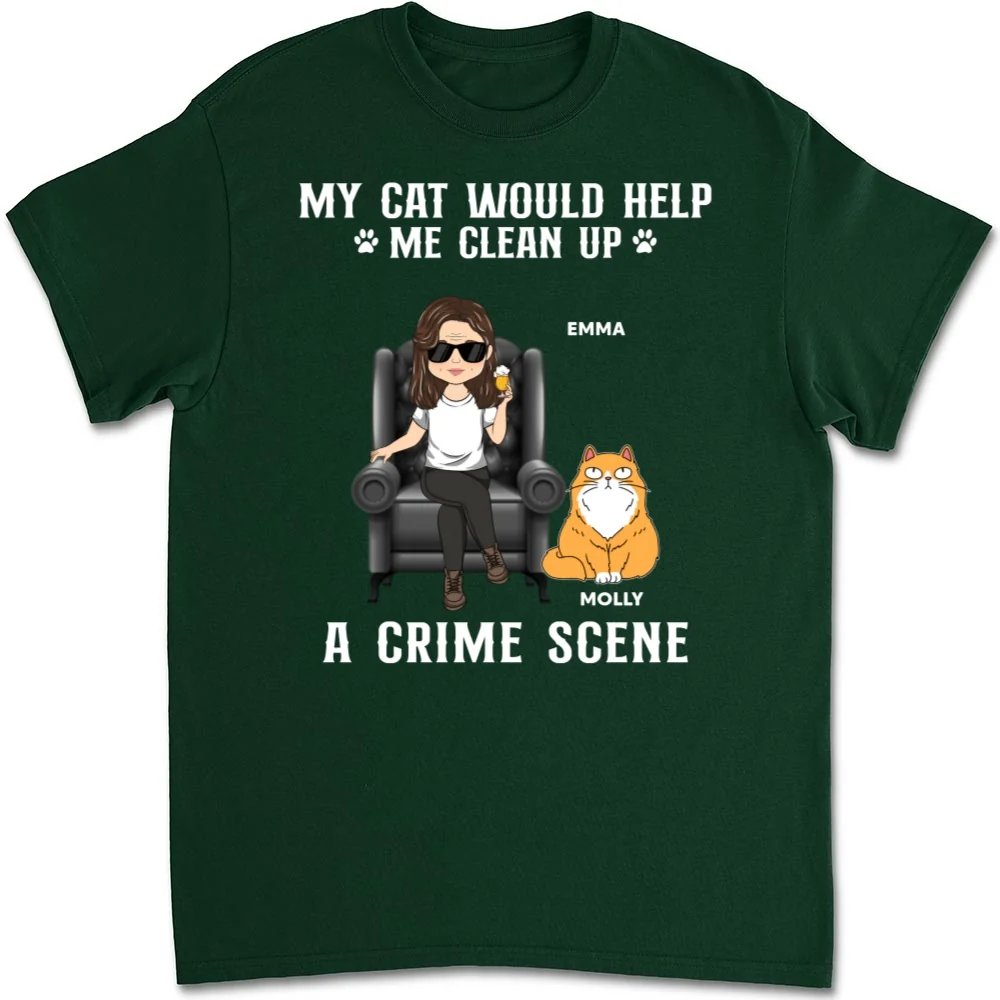 Partners In Every Furry Crime - Personalized Custom Unisex T-shirt - Image 8