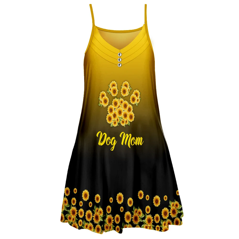 Paw Sunflower - Strap Dress - Image 2