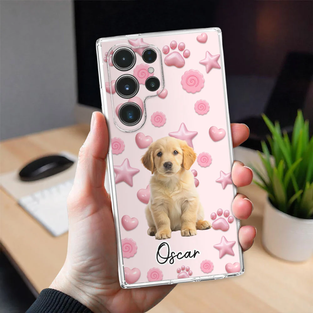 Paw With You Photo - Personalized Custom 3D Inflated Effect Phone Case - Image 24