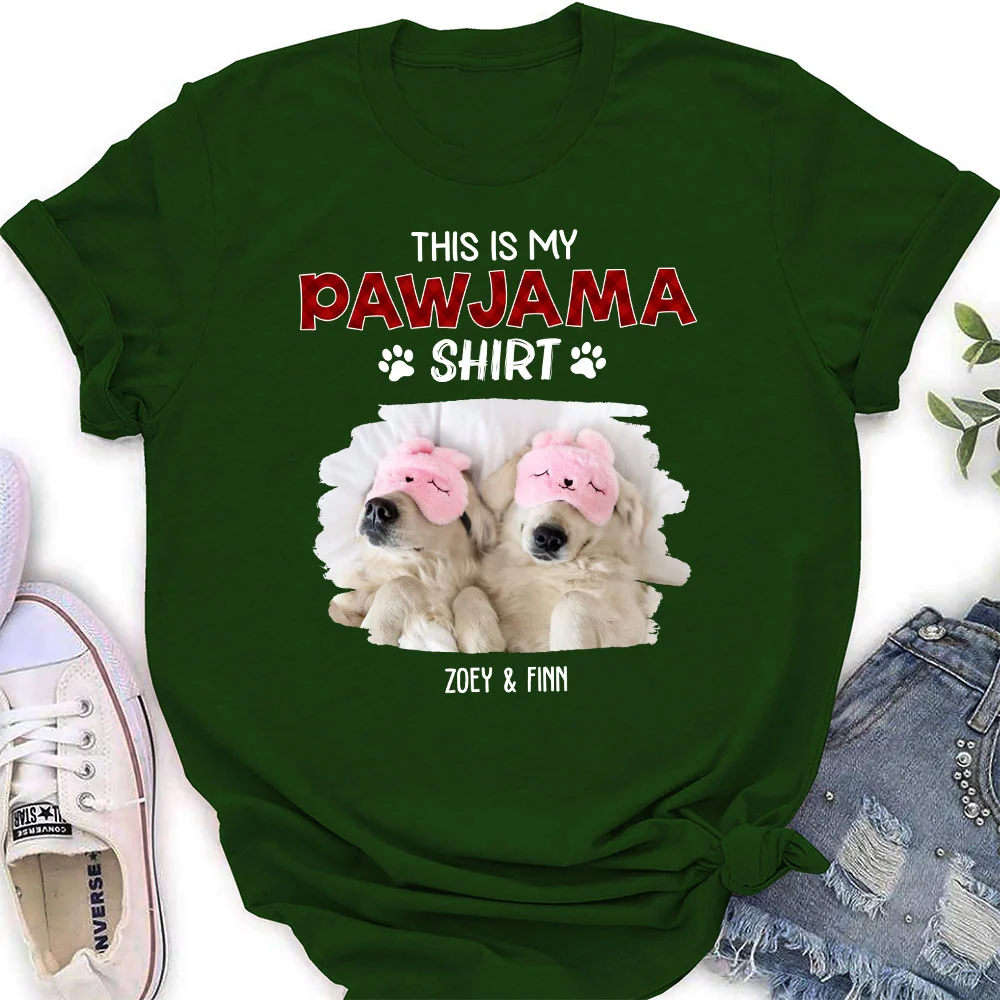 Pawjama Shirt New Style Dark Version Photo - Personalized Custom Women's T-Shirt - Image 5