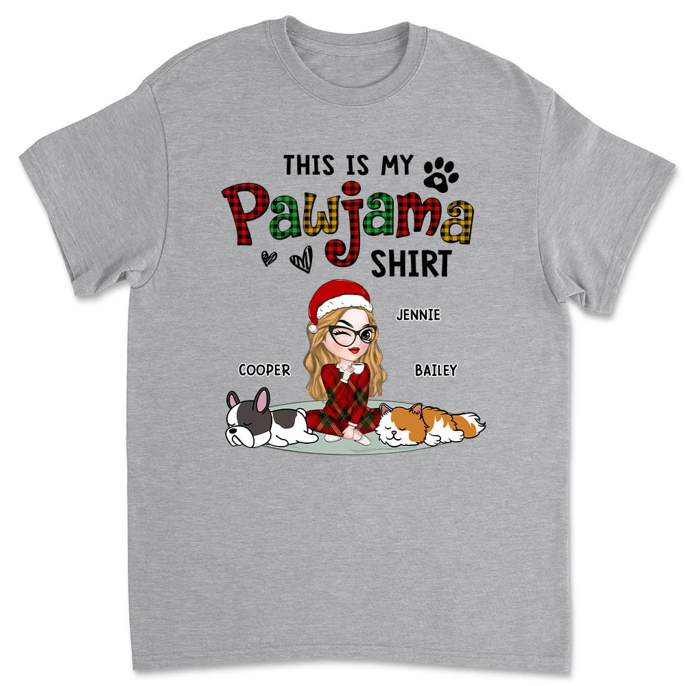 Pawjama Shirt Ver Pet - Personalized Custom Unisex T-Shirt