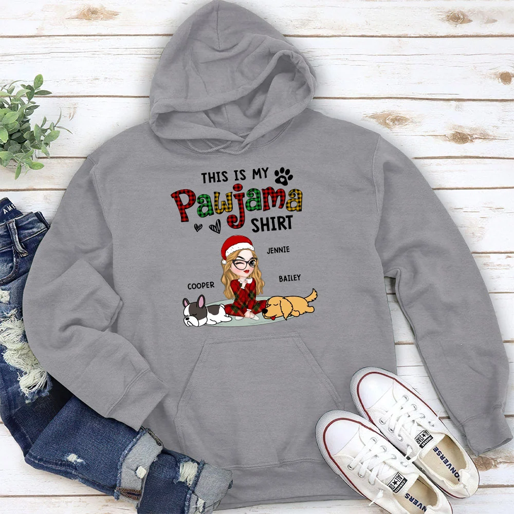 Pawjama Shirt Version 2 - Personalized Custom Hoodie - Image 3