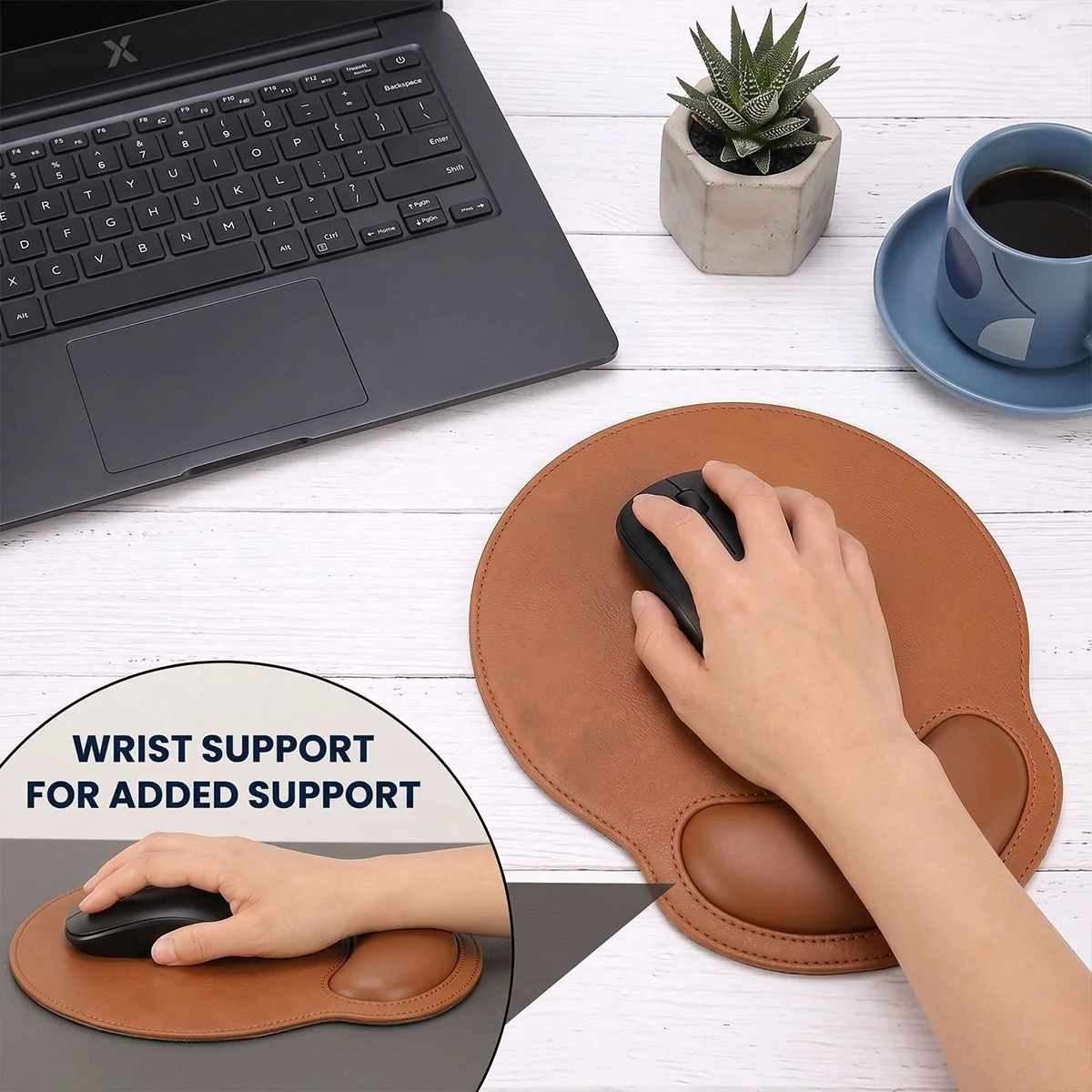 Paws Off My Mouse - Personalized Custom Leather Mouse Pad - Image 7
