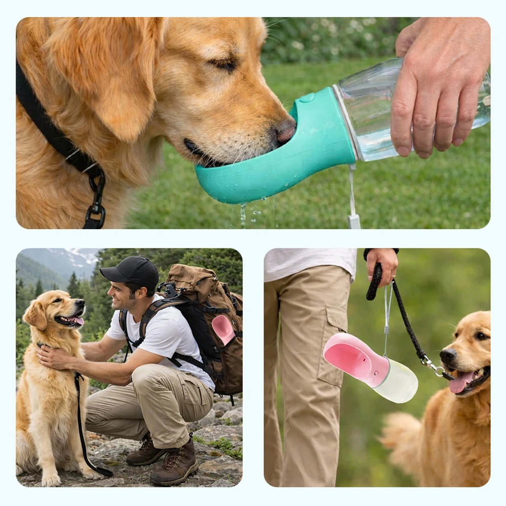 Paws Off My Water - Personalized Custom Pet Water Bottle With Drinking Feeder - Image 5