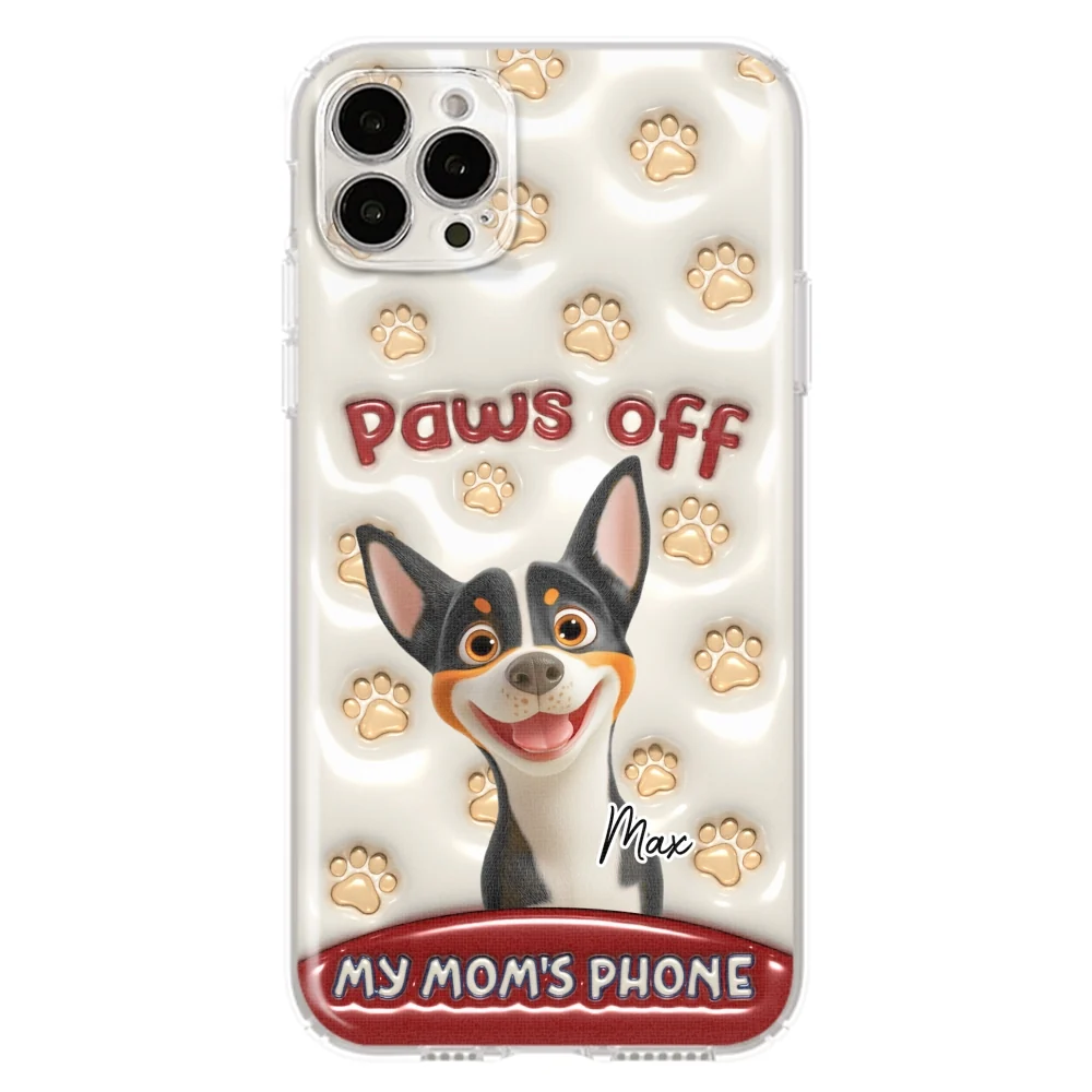 Paws Restricted - Personalized Custom 3D Inflated Effect Phone Case - Image 15
