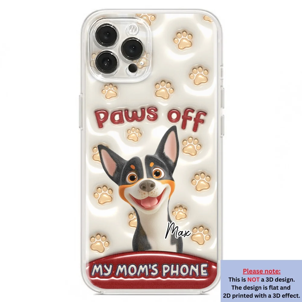 Paws Restricted - Personalized Custom 3D Inflated Effect Phone Case - Image 18