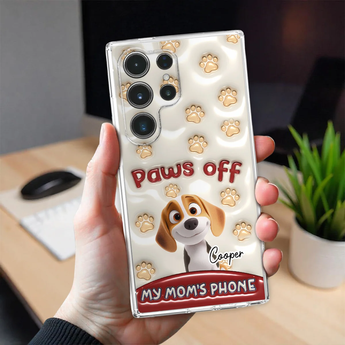 Paws Restricted - Personalized Custom 3D Inflated Effect Phone Case - Image 27