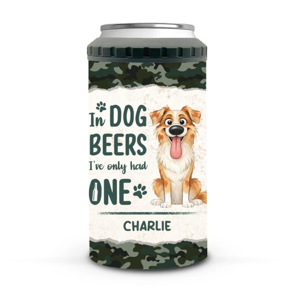 Paws Up Drink Time  - Personalized Custom Can Cooler Tumbler - Image 6