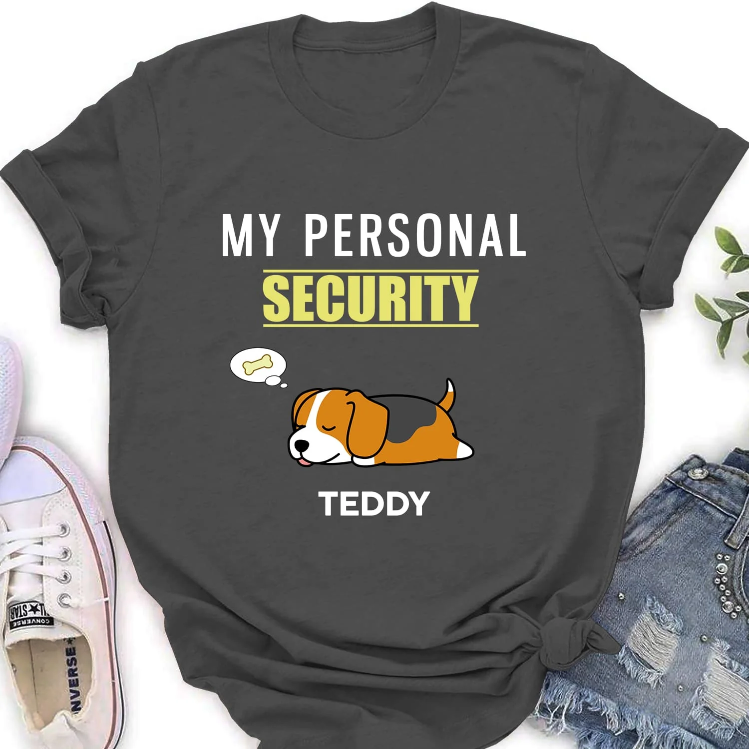 Personal Security - Personalized Custom Women's T-shirt - Image 2