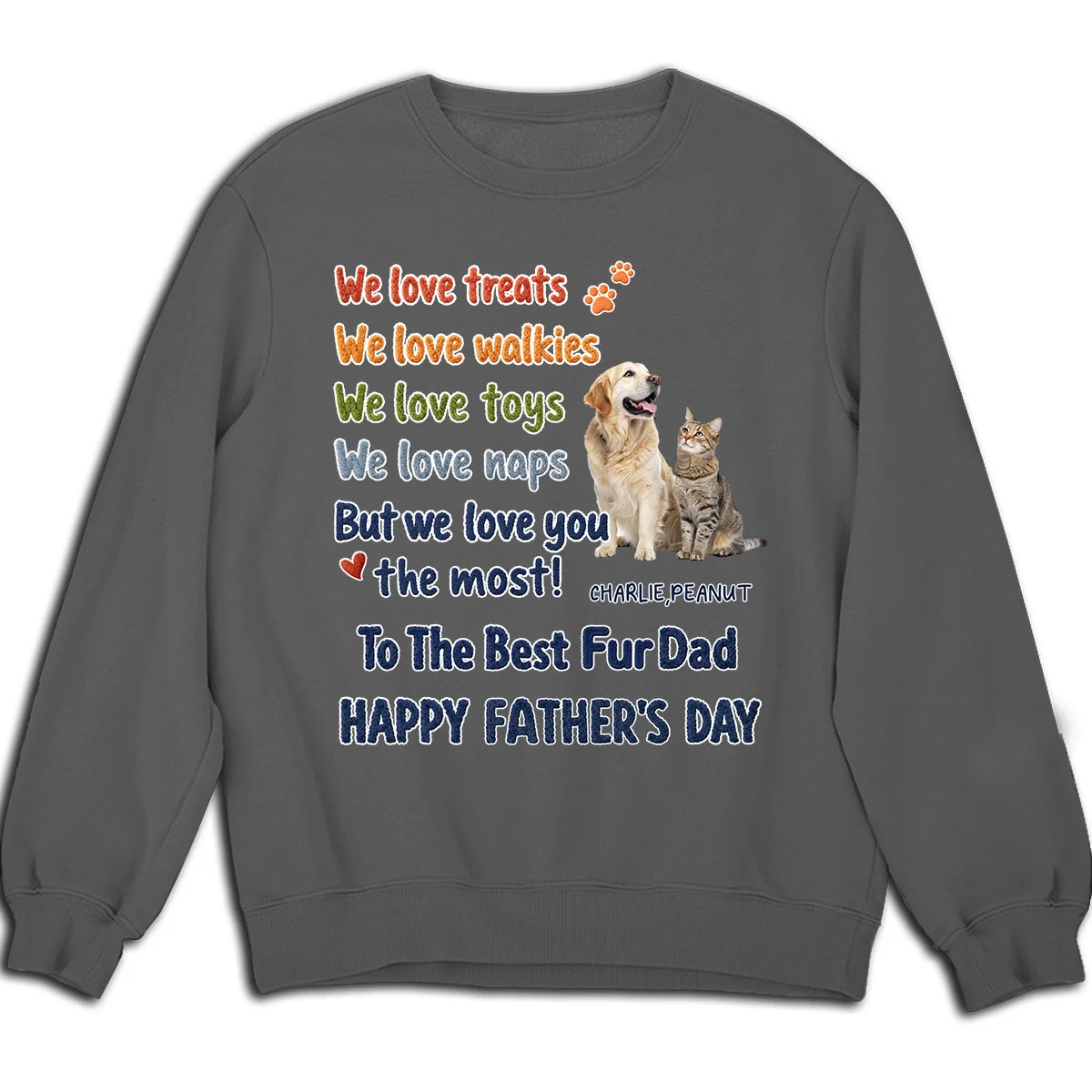 Pet Dad Better Than Treats Photo - Personalized Custom Shirt - Image 6