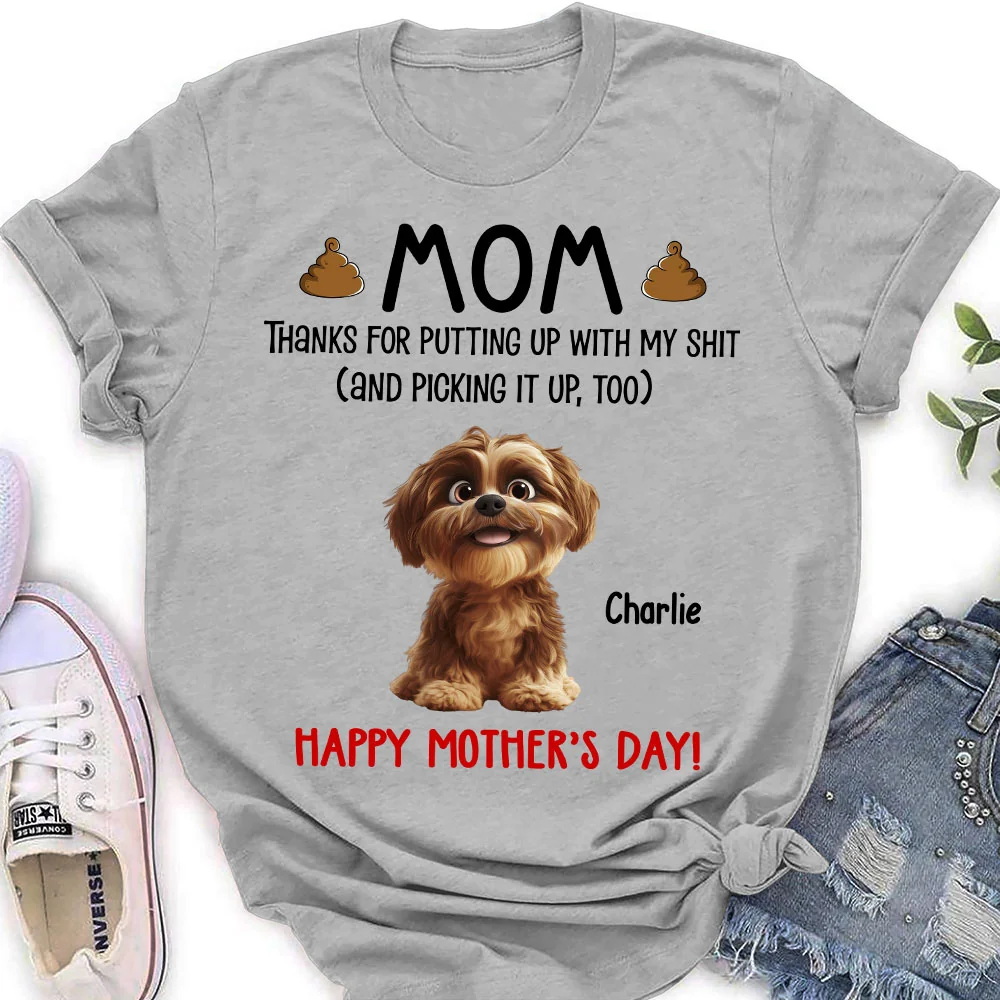 Picking It Up Too - Personalized Custom Women's T-Shirt - Image 2