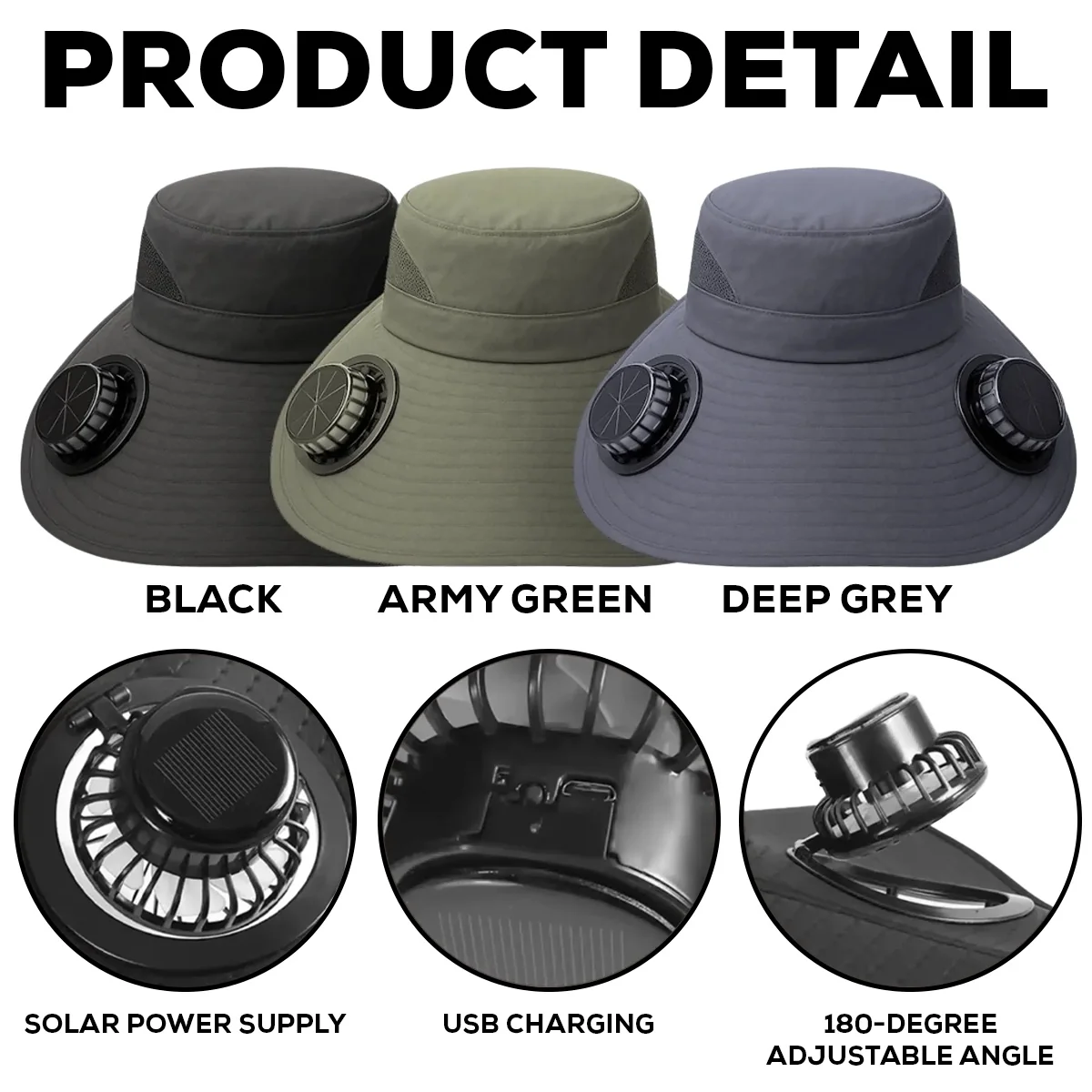 Plant Lady - Personalized Custom Solar Fan Hat - Image 7