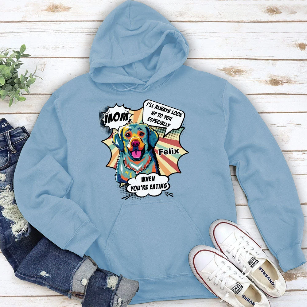 Pop Art Dogs Look Up To You - Personalized Custom Hoodie - Image 4