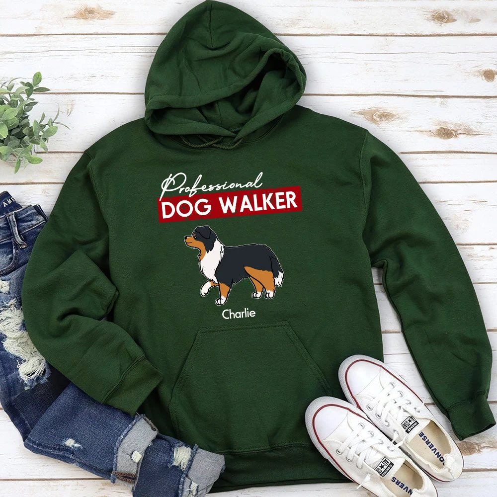 Professional Dog Walker - Personalized Custom Hoodie - Image 2