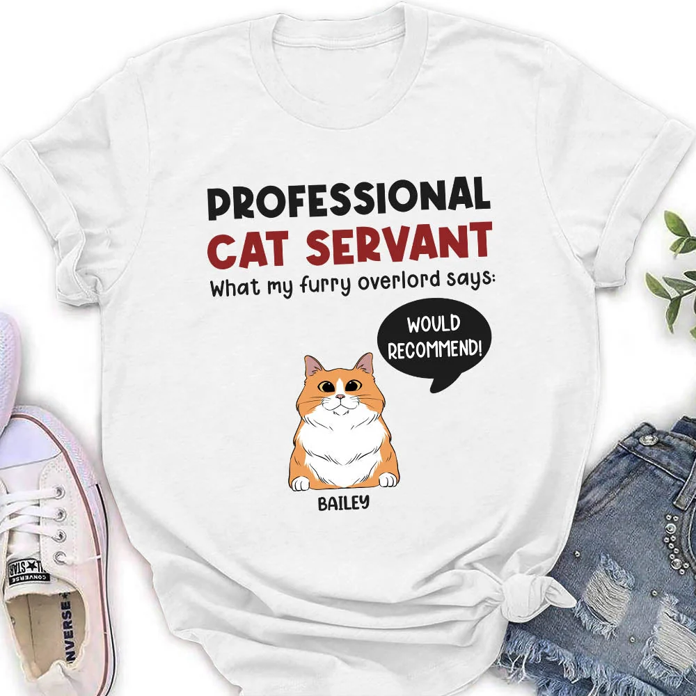 Professional Servant - Personalized Custom Women's T-shirt - Image 2