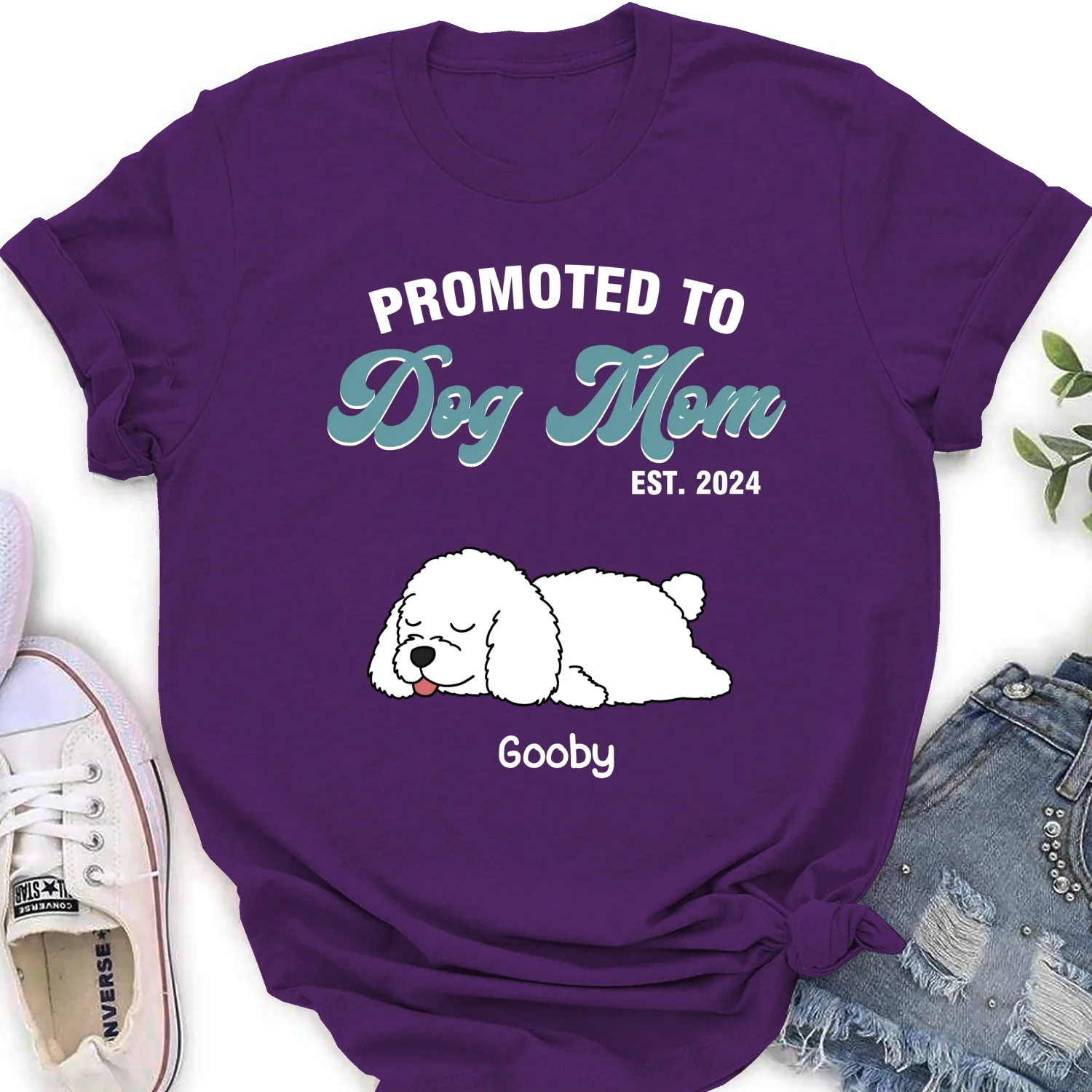 Promoted To - Personalized Custom Women's T-shirt - Image 10