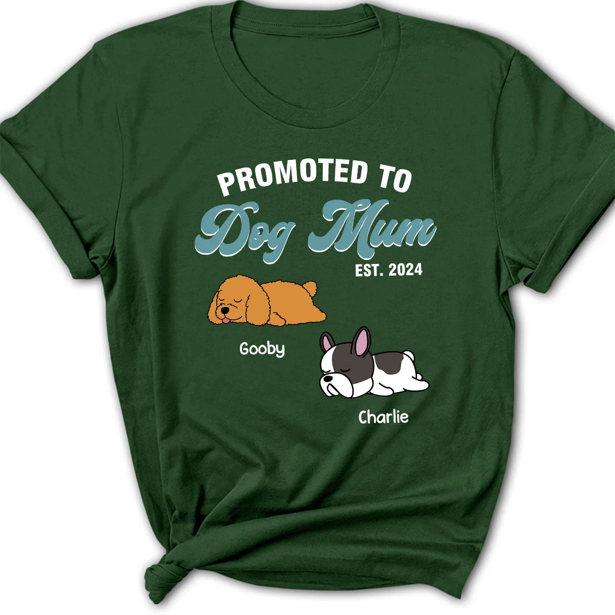Promoted To - Personalized Custom Women's T-shirt - Image 4
