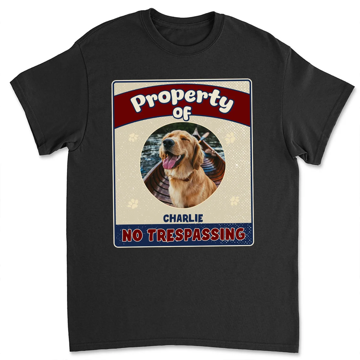 Property Of Dog Chibi Photo - Personalized Custom Unisex T-shirt