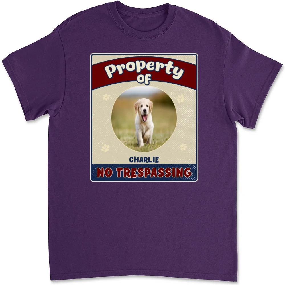 Property Of Dog Chibi Photo - Personalized Custom Unisex T-shirt - Image 6