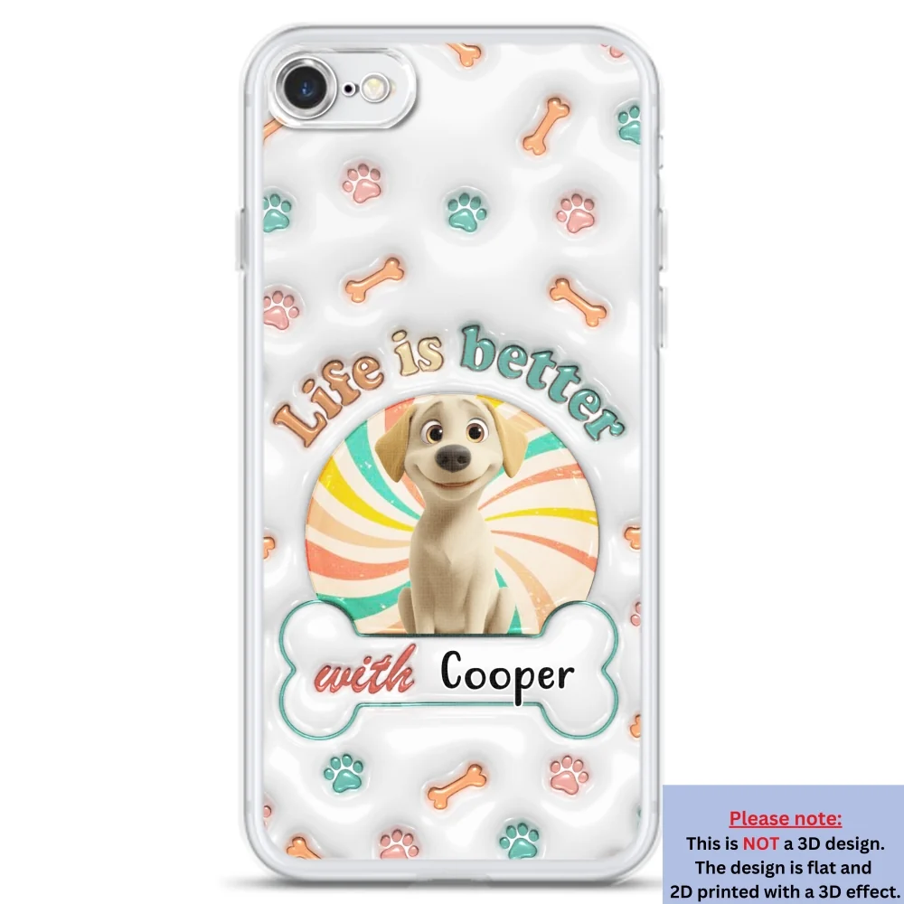 Property Of My Mom - Personalized Custom 3D Inflated Effect Phone Case - Image 6