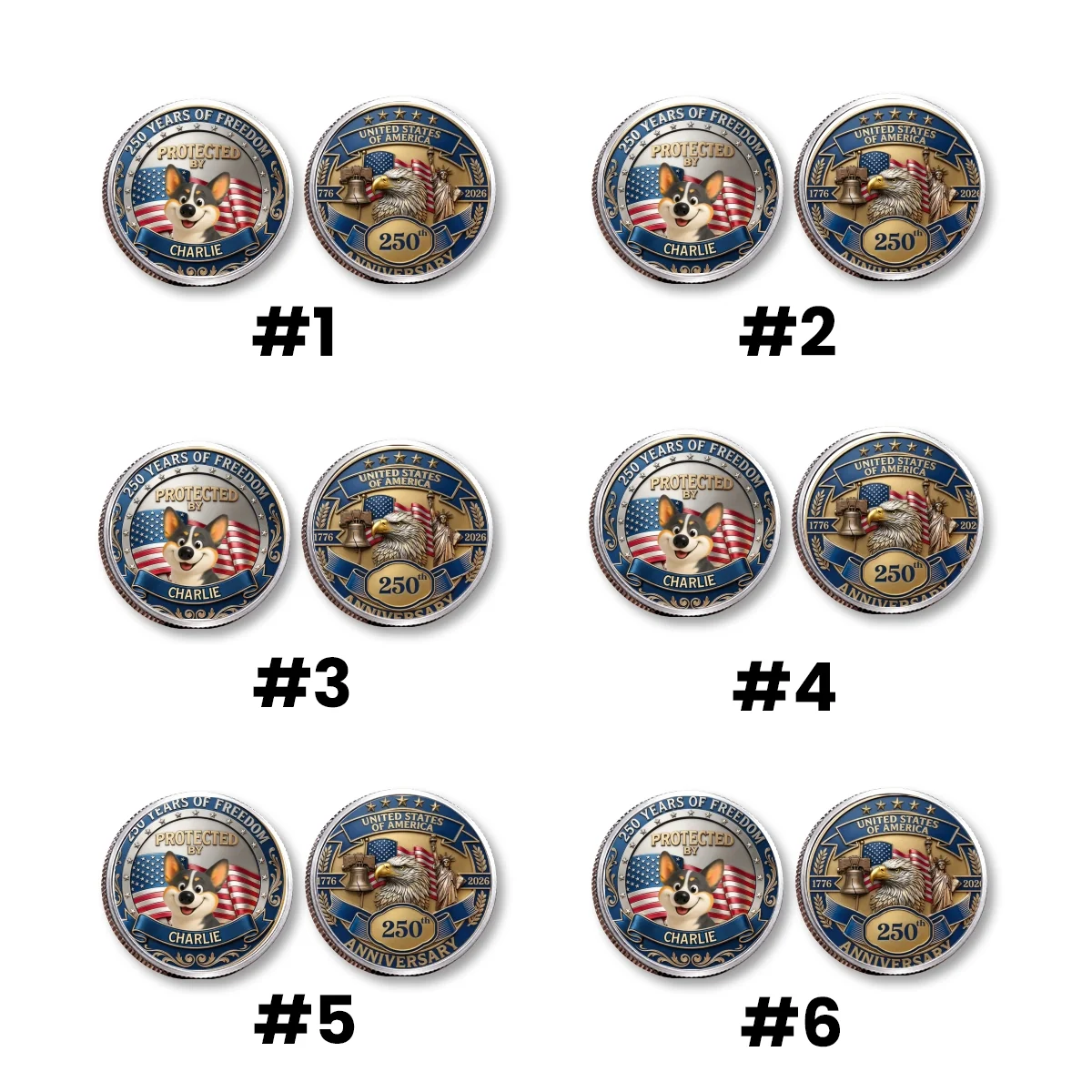 Protected By - Personalized Custom Commemorative Keepsake Coin - Image 19