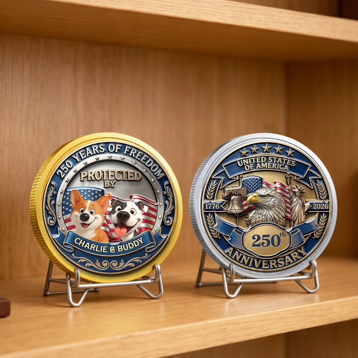 Protected By - Personalized Custom Commemorative Keepsake Coin - Image 5