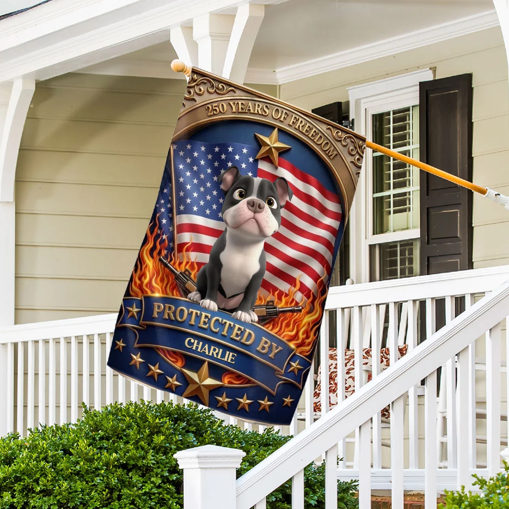 Proud Of Freedom - Personalized Custom Flag - Image 3