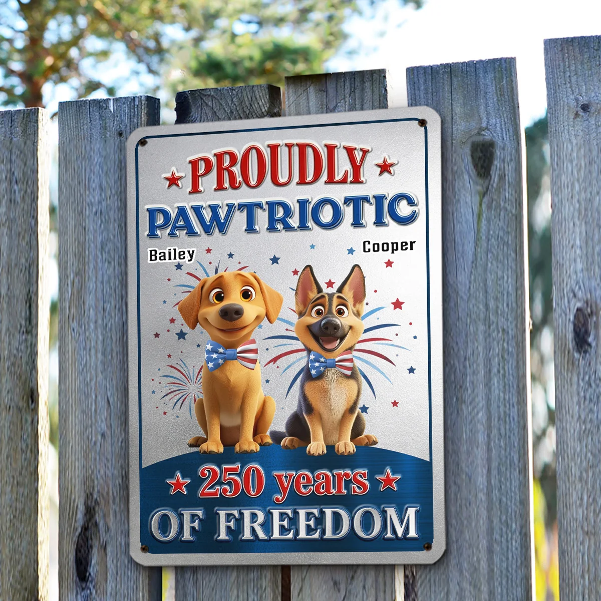 Proud To Be - Personalized Custom 3D Effect Metal Sign - Image 3