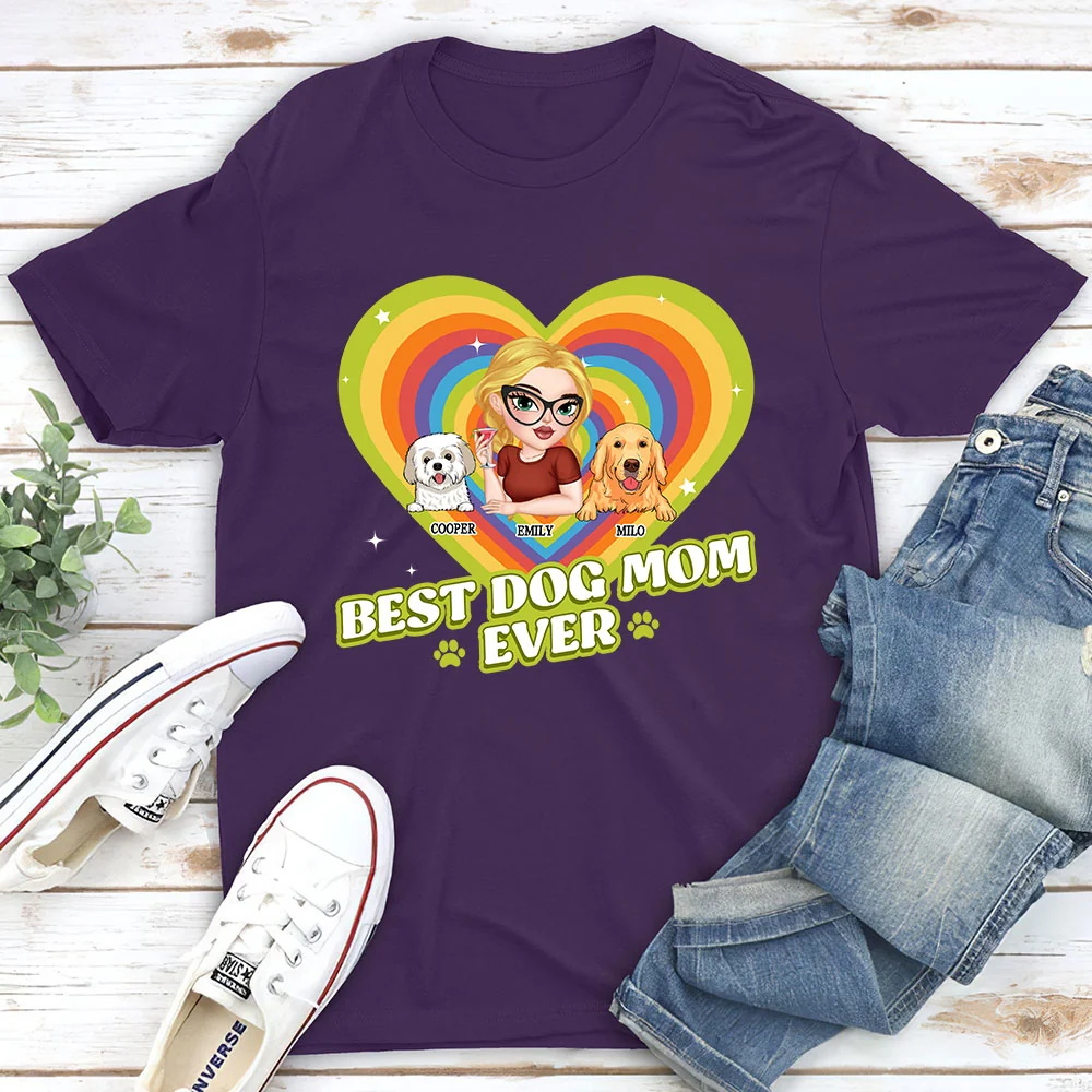 Proud To Have Lovely Dogs - Personalized Custom Unisex T-shirt - Image 6