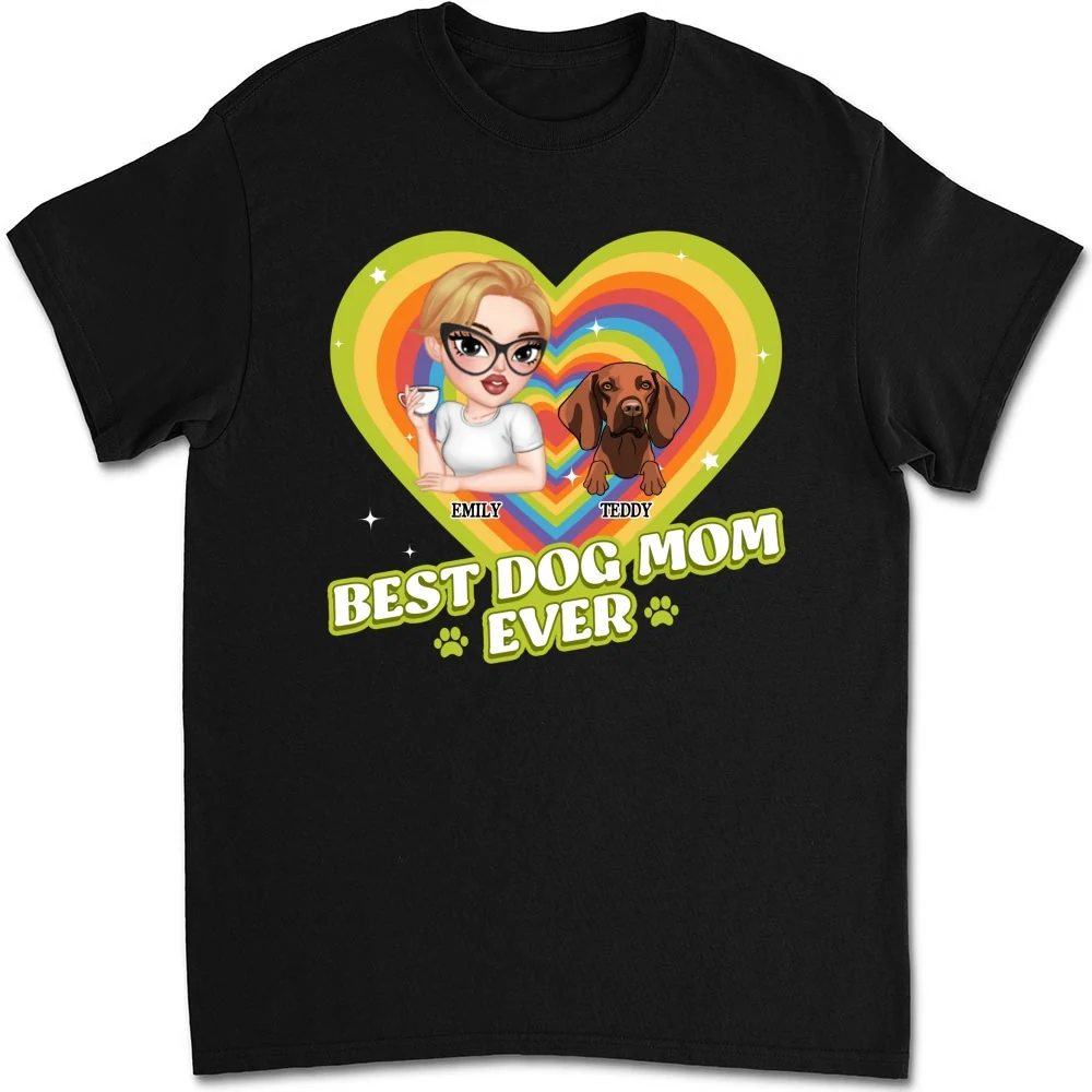 Proud To Have Lovely Dogs - Personalized Custom Unisex T-shirt - Image 7