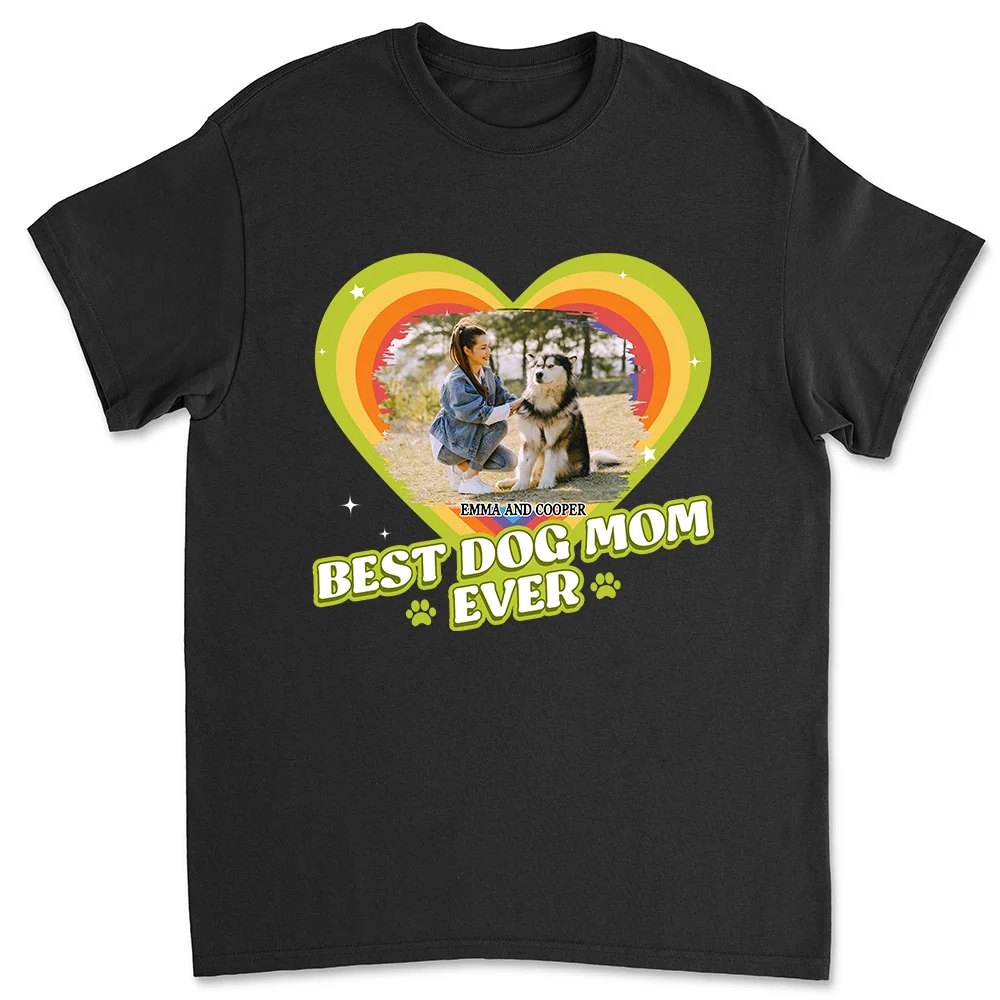 Proud To Have Lovely Dogs Photo - Personalized Custom Unisex T-shirt