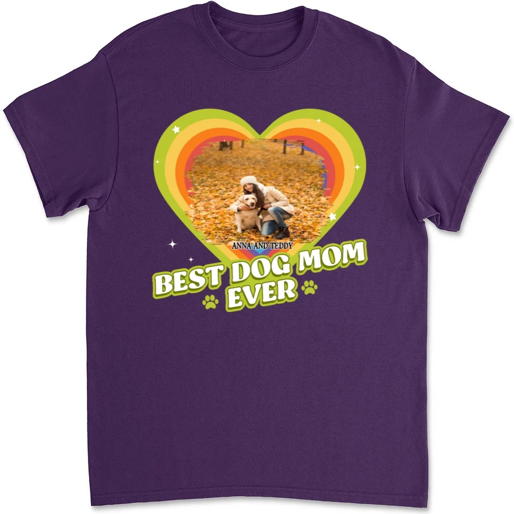 Proud To Have Lovely Dogs Photo - Personalized Custom Unisex T-shirt - Image 10
