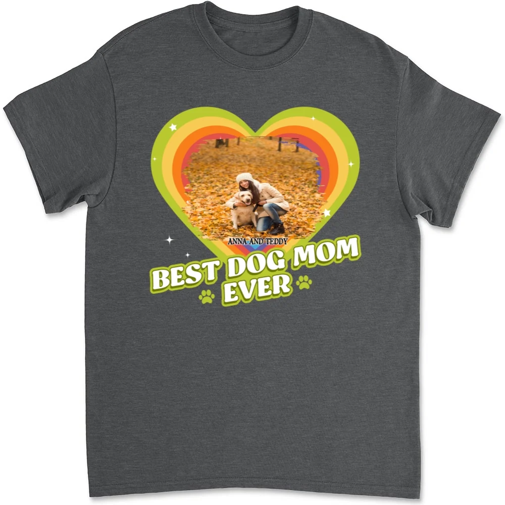 Proud To Have Lovely Dogs Photo - Personalized Custom Unisex T-shirt - Image 11