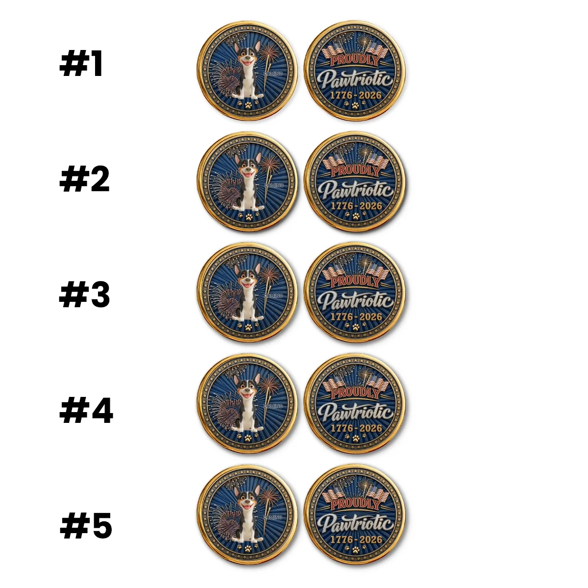 Proudly Pawtriotic - Personalized Custom Commemorative Keepsake Coin - Image 10