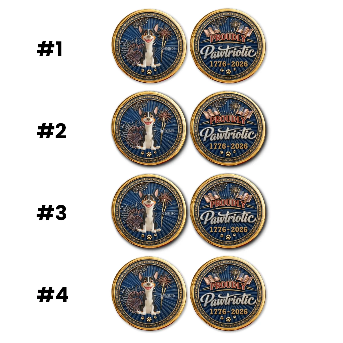 Proudly Pawtriotic - Personalized Custom Commemorative Keepsake Coin - Image 9