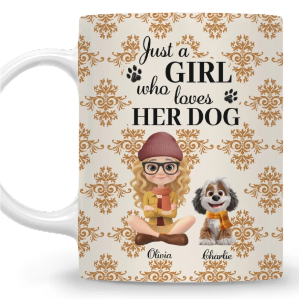 Pumskin Dog Autumn - Personalized Custom Coffee Mug - Image 7