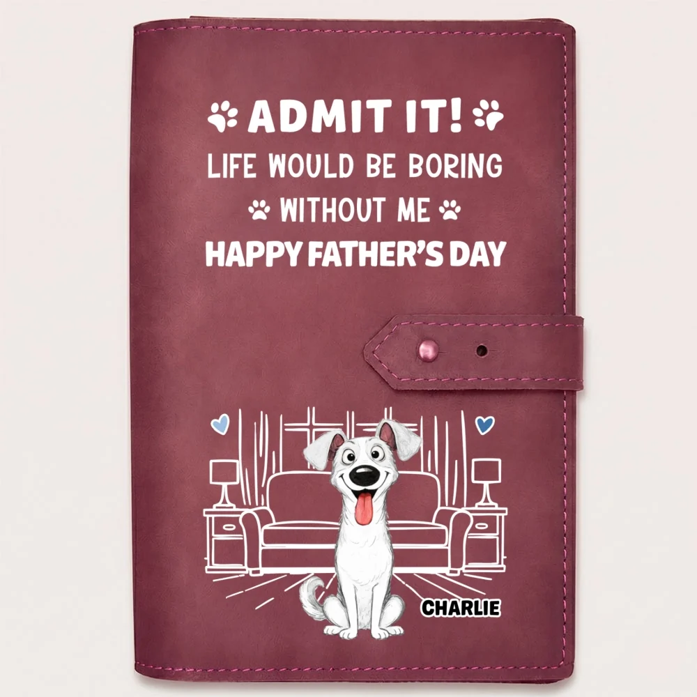Putting Up My Shit Daddy - Personalized Custom Leather Charger Bag - Image 13