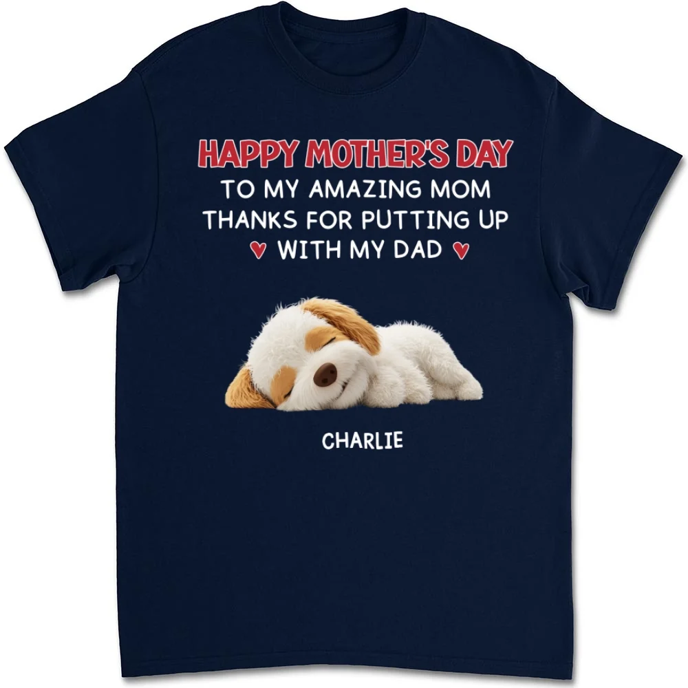 Putting Up With - Personalized Custom Unisex T-Shirt - Image 6