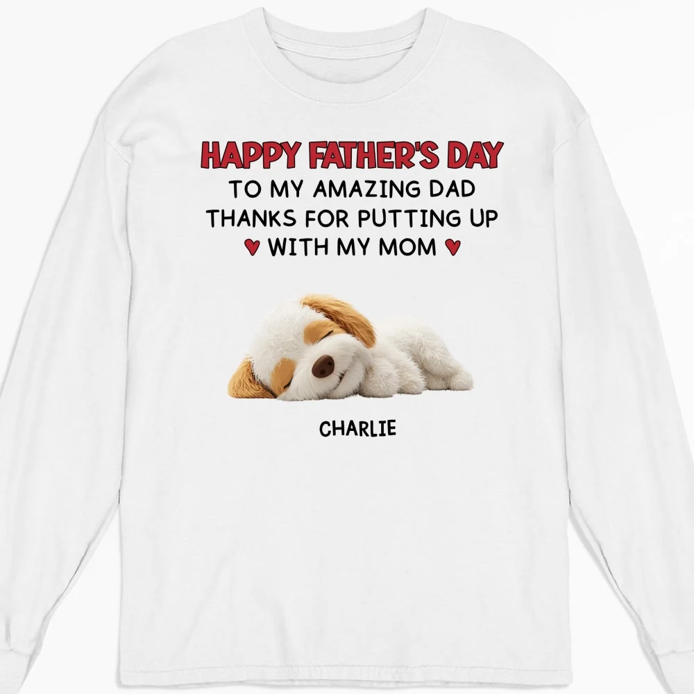 Putting Up With Version 3 - Personalized Custom Long Sleeve T-shirt - Image 4