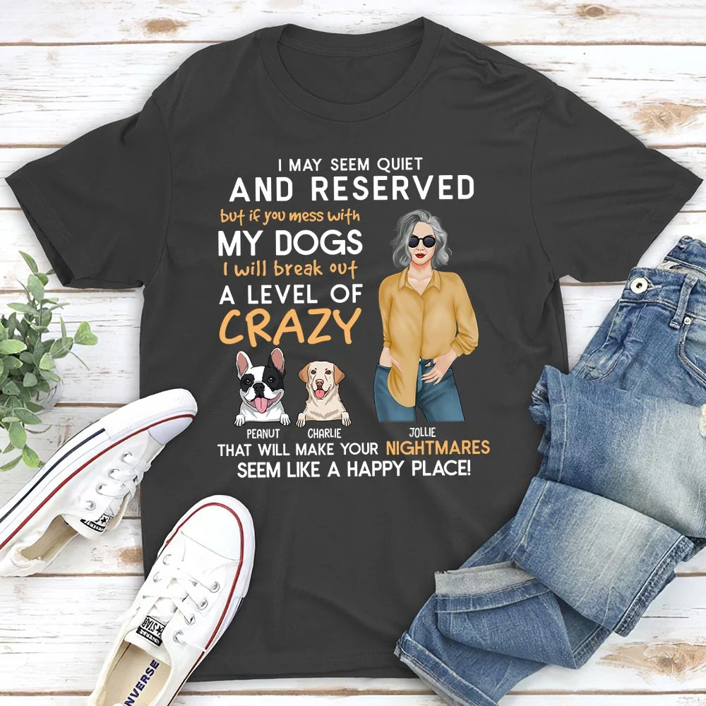 Quiet And Reserved - Personalized Custom Unisex T-shirt - Image 2